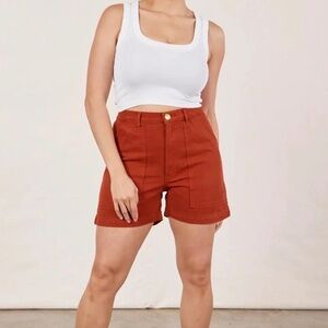 Big Bud Press Work Shorts in Paprika